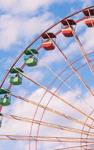 Preview wallpaper ferris wheel, attraction, sky