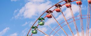 Preview wallpaper ferris wheel, attraction, sky