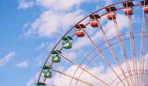 Preview wallpaper ferris wheel, attraction, sky