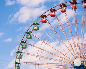 Preview wallpaper ferris wheel, attraction, sky