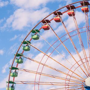 Preview wallpaper ferris wheel, attraction, sky