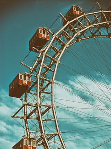 Preview wallpaper ferris wheel, attraction, sky