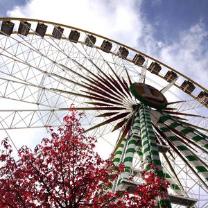 Preview wallpaper ferris wheel, attraction, view from below