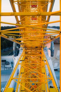 Preview wallpaper ferris wheel, attraction, yellow