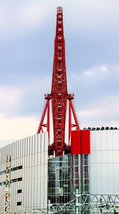 Preview wallpaper ferris wheel, building, architecture, attraction