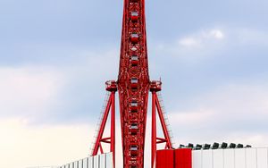 Preview wallpaper ferris wheel, building, architecture, attraction