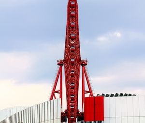 Preview wallpaper ferris wheel, building, architecture, attraction