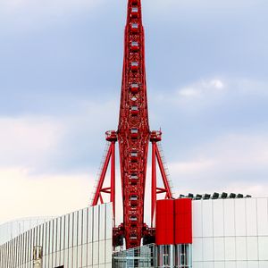 Preview wallpaper ferris wheel, building, architecture, attraction