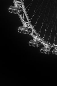 Preview wallpaper ferris wheel, bw, minimalism