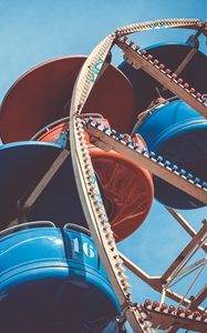 Preview wallpaper ferris wheel, cabin, attraction, sky