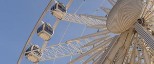 Preview wallpaper ferris wheel, cabins, attraction