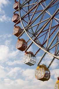 Preview wallpaper ferris wheel, cabins, sky, attraction
