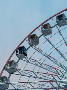 Preview wallpaper ferris wheel, cabs, height, entertainment, attraction