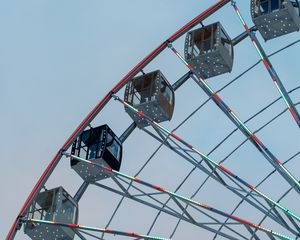 Preview wallpaper ferris wheel, cabs, height, entertainment, attraction