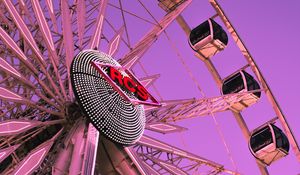 Preview wallpaper ferris wheel, construction, attraction