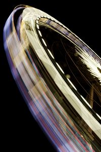 Preview wallpaper ferris wheel, light, long exposure, motion, blur