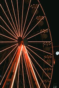 Preview wallpaper ferris wheel, lights, attraction, night