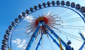 Preview wallpaper ferris wheel, oktoberfest, entertainment, attraction