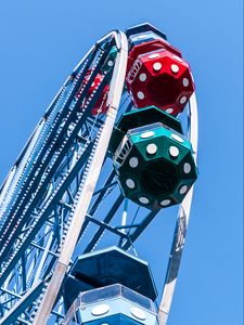 Preview wallpaper ferris wheel, sky, attraction