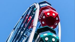 Preview wallpaper ferris wheel, sky, attraction