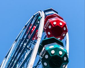 Preview wallpaper ferris wheel, sky, attraction