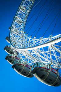 Preview wallpaper ferris wheel, sky, attraction, bottom view