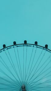 Preview wallpaper ferris wheel, sky, blue