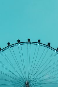 Preview wallpaper ferris wheel, sky, blue