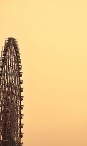 Preview wallpaper ferris wheel, sky, evening, attraction