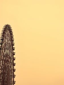 Preview wallpaper ferris wheel, sky, evening, attraction