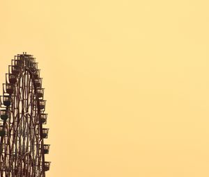 Preview wallpaper ferris wheel, sky, evening, attraction