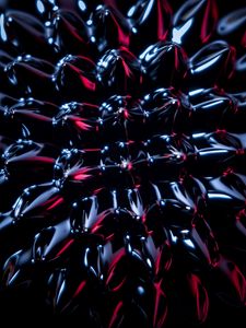 Preview wallpaper ferrofluid, texture, macro, black, reflection