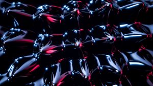 Preview wallpaper ferrofluid, texture, macro, black, reflection