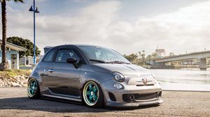 Preview wallpaper fiat, 500, abarth, hatchback, tuning