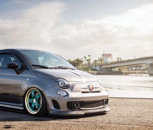 Preview wallpaper fiat, 500, abarth, hatchback, tuning