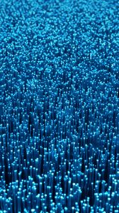 Preview wallpaper fiber, glow, abstraction, blue