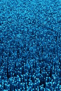 Preview wallpaper fiber, glow, abstraction, blue