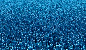 Preview wallpaper fiber, glow, abstraction, blue