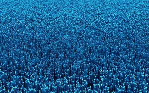 Preview wallpaper fiber, glow, abstraction, blue