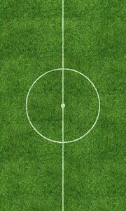 Preview wallpaper field, football, marking, green