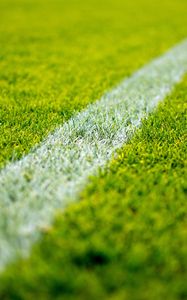 Preview wallpaper field, grass, stadium, marking
