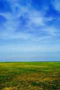 Preview wallpaper field, sky, grass, summer