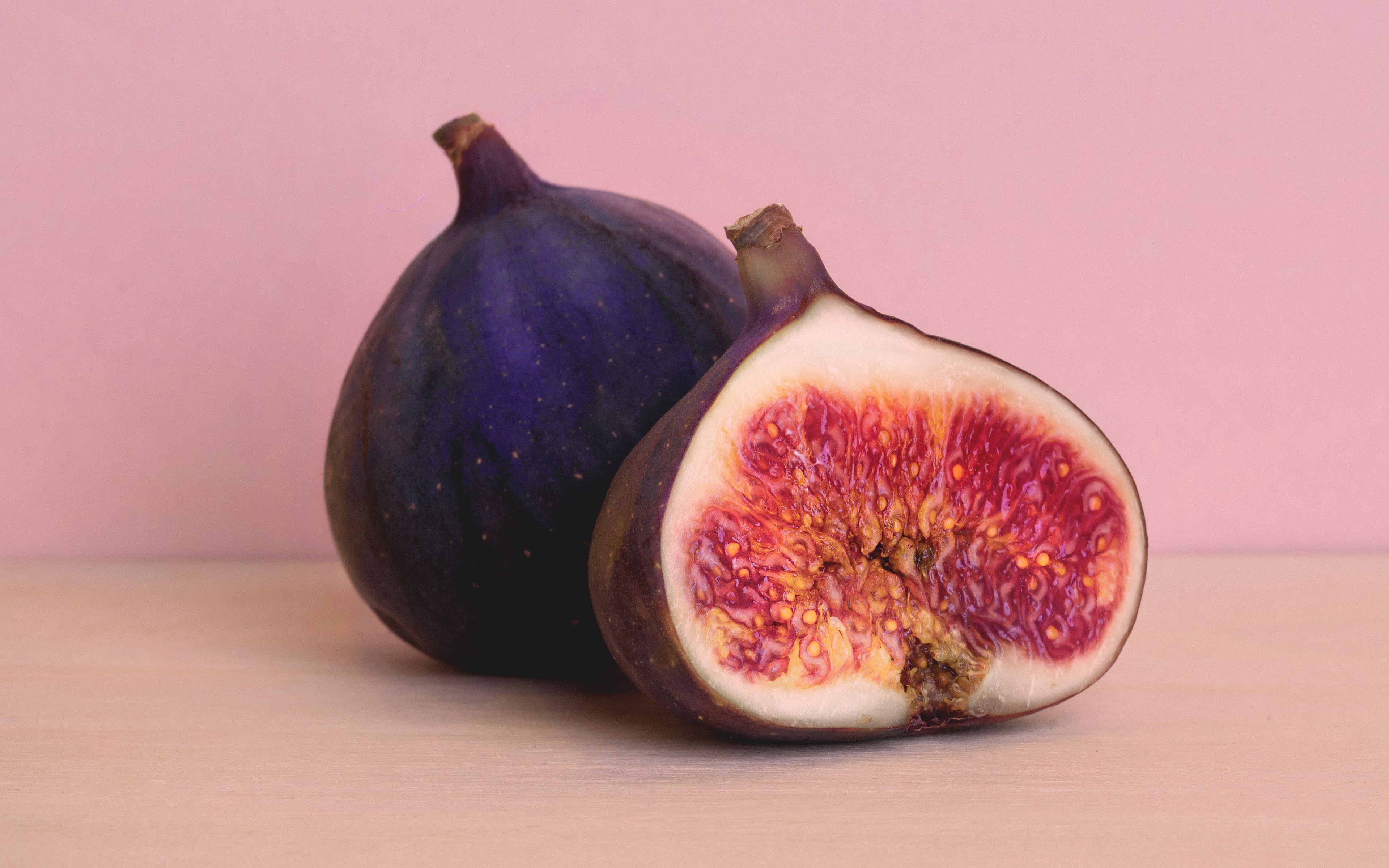 Download wallpaper 3840x2400 figs, fruit, purple, ripe, fresh 4k ultra