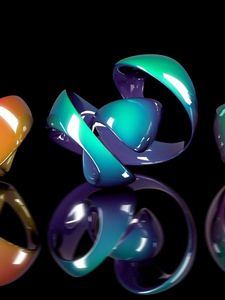 Preview wallpaper figures, shape, alloy, colorful