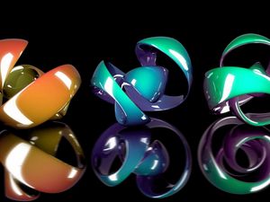 Preview wallpaper figures, shape, alloy, colorful