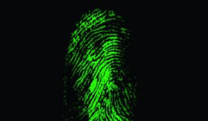 Preview wallpaper fingerprint, finger, scanner, green, trace