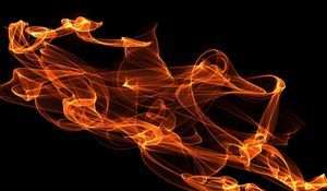 Preview wallpaper fire, abstraction, clots