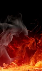 Preview wallpaper fire, background, color, abstraction
