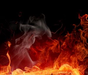 Preview wallpaper fire, background, color, abstraction