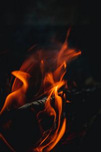 Preview wallpaper fire, bonfire, flame, close up